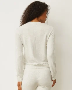 MONROW Supersoft Crew Neck Sweatshirt - Color ASH Store