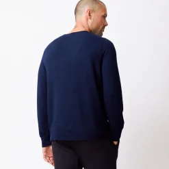 MONROW Supersoft Crew Neck Sweatshirt CLASSICNAVY Fashion