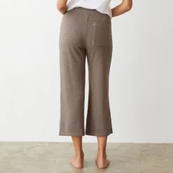MONROW Supersoft Crop Lounge Pant PECAN Best Sale