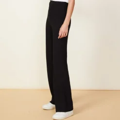 MONROW Supersoft Flare Pant BLACK Flash Sale