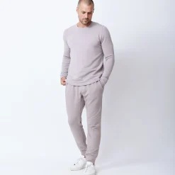 MONROW Supersoft Fleece Crew Neck Sweatshirt ACORN Cheap