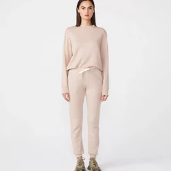 MONROW Supersoft Fleece Girlfriend Sweats TAUPE Store