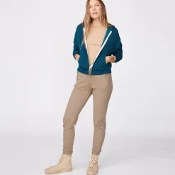 MONROW Supersoft Fleece Girlfriend Zip Up Hoody ABYSS Best