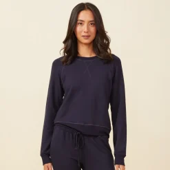 MONROW Supersoft Fleece Raglan NEPTUNE New