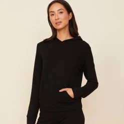 MONROW Supersoft Pullover Hoody BLACK Online