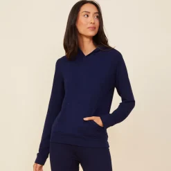 MONROW Supersoft Pullover Hoody NAVY Best