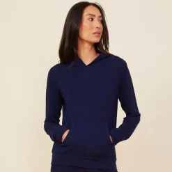 MONROW Supersoft Pullover Hoody NAVY Best