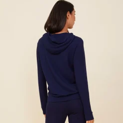 MONROW Supersoft Pullover Hoody NAVY Best