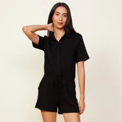 MONROW Supersoft Romper BLACK Flash Sale