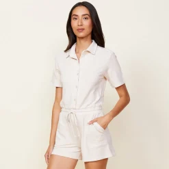 MONROW Supersoft Romper BONE New