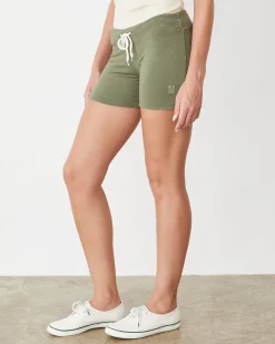 MONROW Supersoft Vintage Shorts ARMY Discount