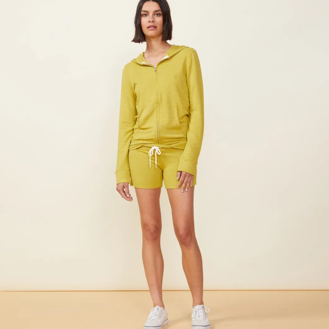 MONROW Supersoft Vintage Shorts AVOCADO New