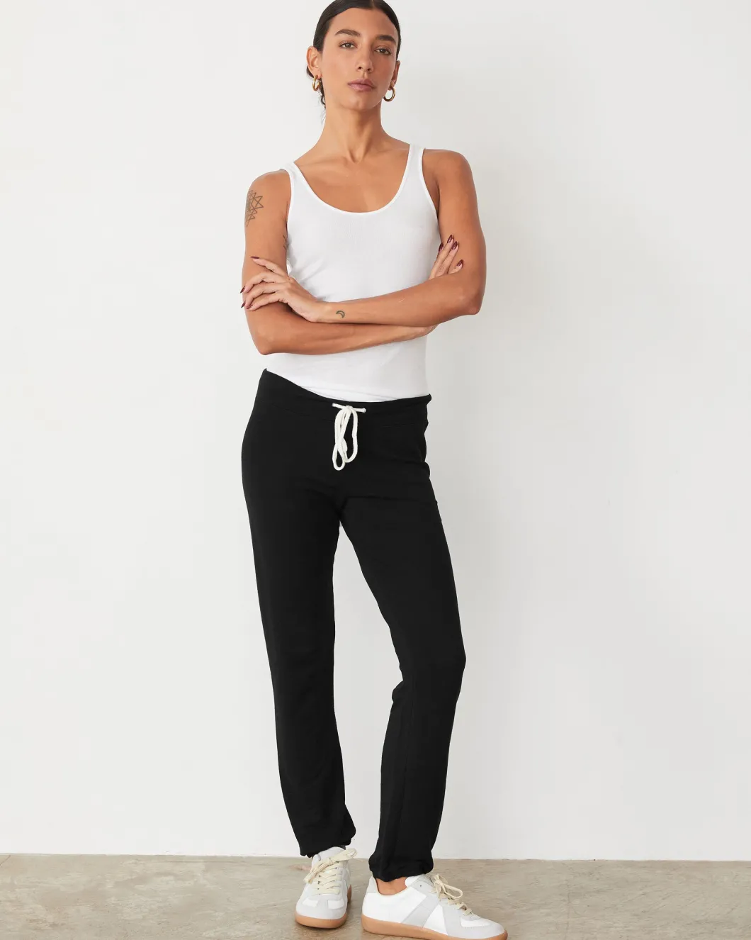 MONROW Supersoft Vintage Sweats BLACK Outlet