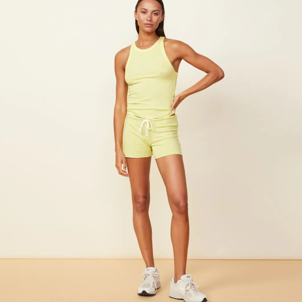 MONROW Supersoft Vintage Shorts CITRON Fashion