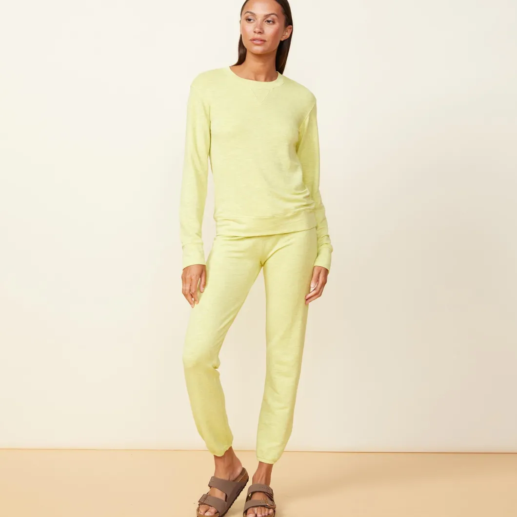 MONROW Supersoft Vintage Sweats CITRON New