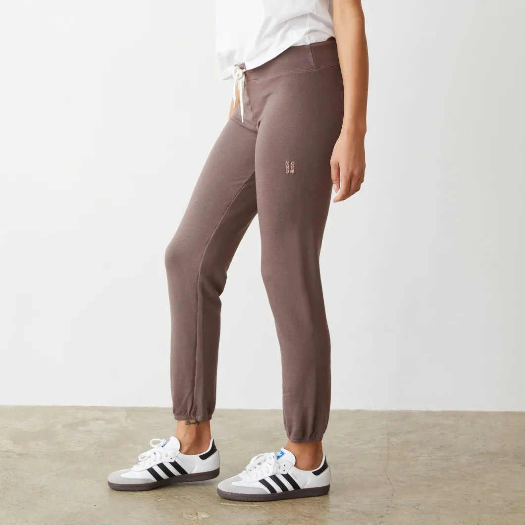 MONROW Supersoft Vintage Sweats DUSTYCOCOA Discount
