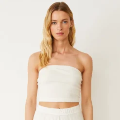 MONROW Terry Cloth Tube Top PEARL Shop