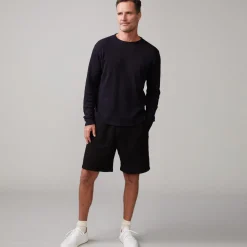 MONROW Thermal Long Sleeve Crew BLACK Online