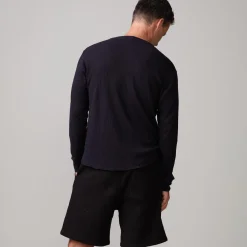 MONROW Thermal Long Sleeve Crew BLACK Online