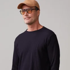 MONROW Thermal Long Sleeve Crew BLACK Online