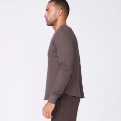 MONROW Thermal Long Sleeve Crew COCOA Online