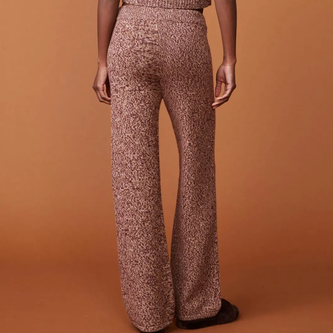 MONROW Wool Cashmere Lounge Pant POMEGRANATE Best
