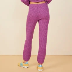 MONROW Wool Cashmere Space Dye Vintage Sweat ACAI Sale