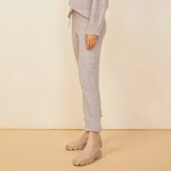 MONROW Wool Cashmere Space Dye Vintage Sweat OATMEAL Cheap