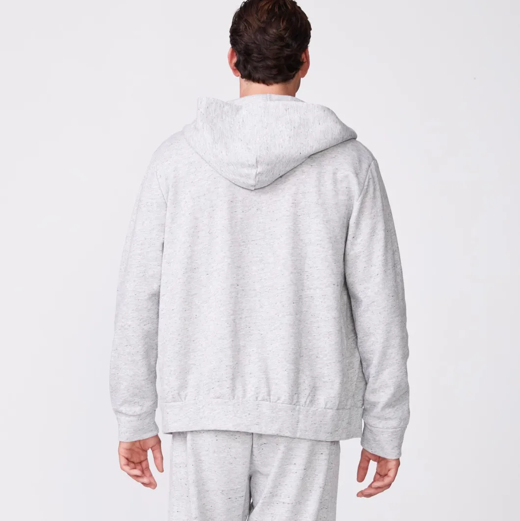 MONROW Zip Up Hoody HEATHERGREY Store